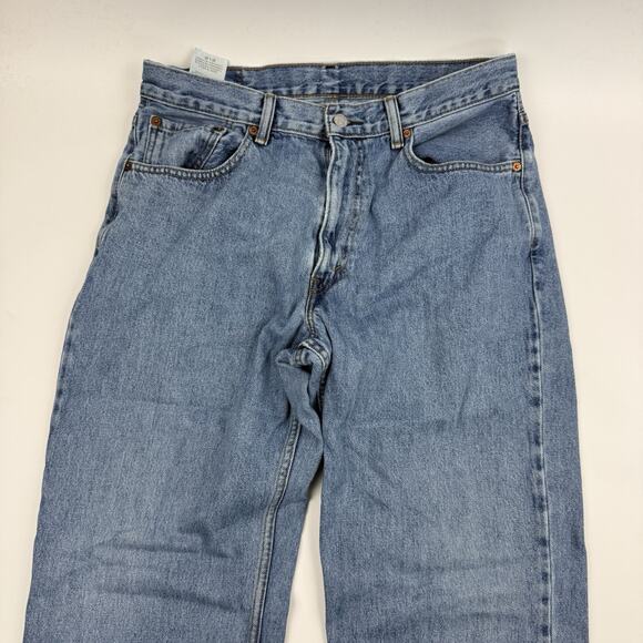 Levi's 550 Relaxed Fit Denim Blue Jeans 35x30 (35x29.5) 100% Cotton Medium Wash - Picture 3 of 10